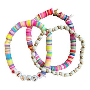 Eras set of three Taylor swift friendship bracelets!
